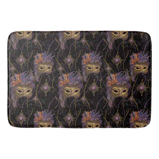 MASQUERADE VENICE  ART      BATH MAT (Front)