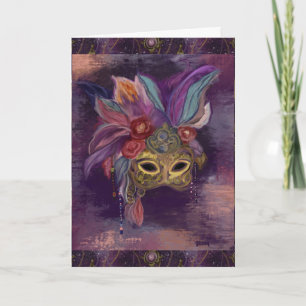 MASQUERADE VENICE ART CARD