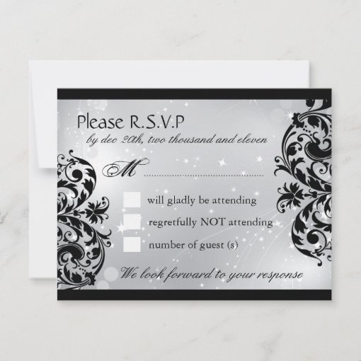 Masquerade Wedding RSVP Cards | Zazzle