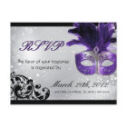 Masquerade Wedding RSVP Cards | Zazzle