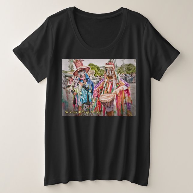 Masqueraders Plus Size T-Shirt (Design Front)