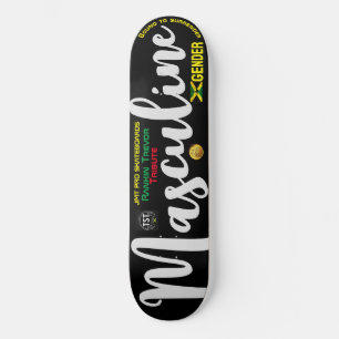 MASQULINE GENDER T RANKING 8 1/4" Skateboard Deck