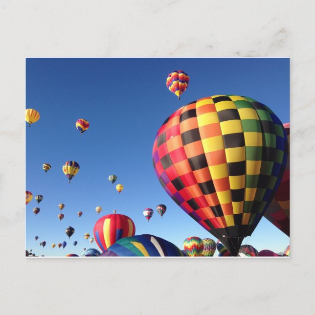 Mass Ascension Balloons Postcard (Front)