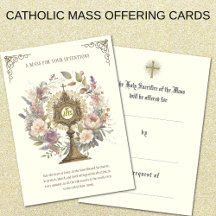 Mass Offering Floral Divine Praises Eucharist
