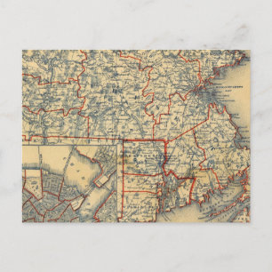 Mass, RI Postcard