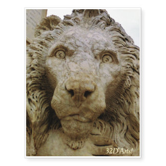 Massa Lion Temp. Tattoo Stickers, The Curios One