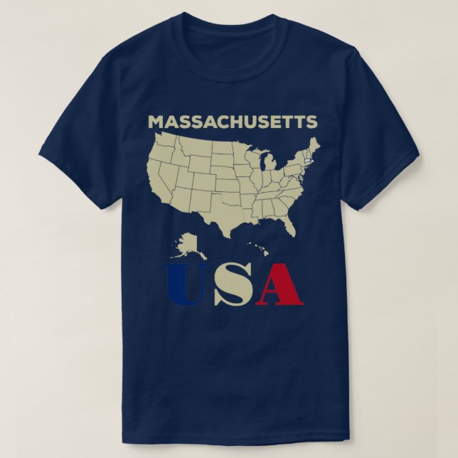 Massachusetts5  T-Shirt (Design Front)