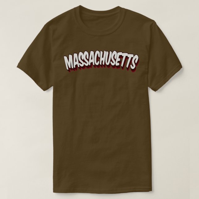 Massachusetts 1 T-Shirt (Design Front)