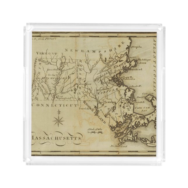 Massachusetts 3 acrylic tray (Front)