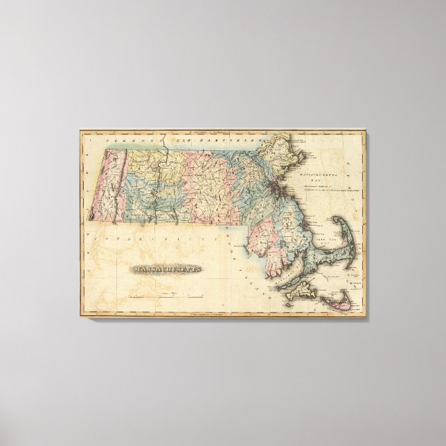 Massachusetts 4 canvas print (Front)