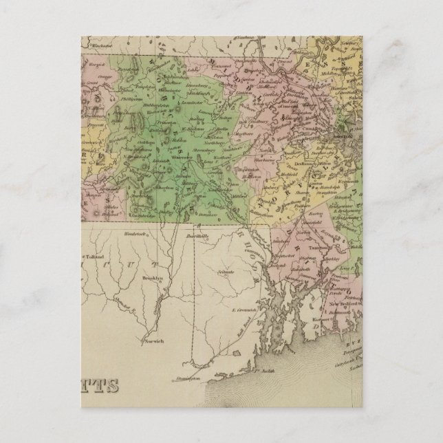 Massachusetts 4 postcard (Front)