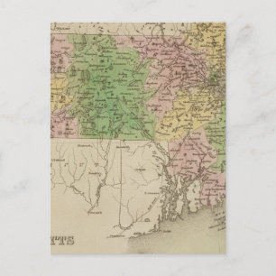 Massachusetts 4 postcard