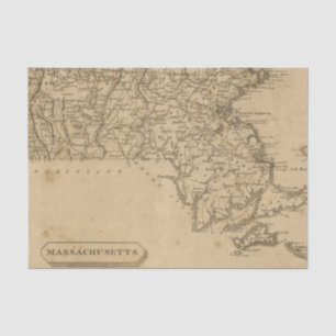 Massachusetts 5 tissue paper
