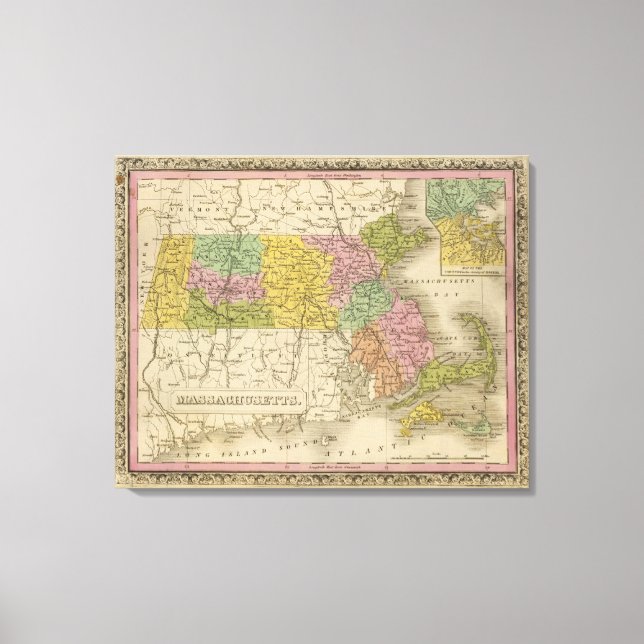 Massachusetts 8 canvas print (Front)