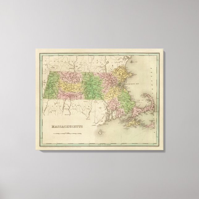 Massachusetts 8 canvas print (Front)