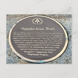 Massachusetts Appalachian Trail Postcard