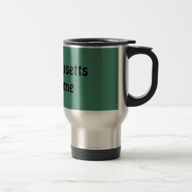 Massachusetts Awesome Quote Travel Mug (Right)