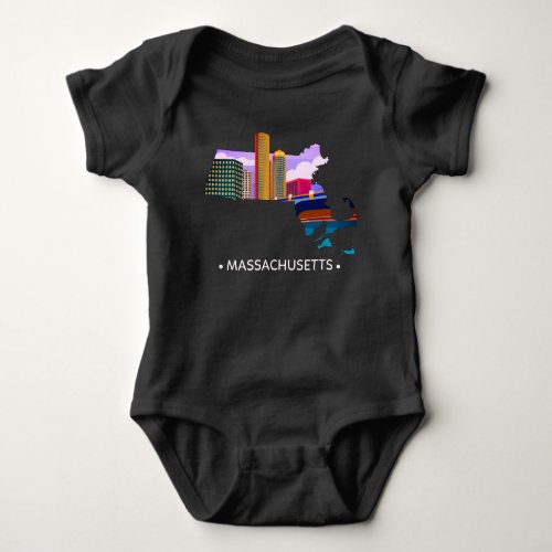 Massachusetts Baby Bodysuit