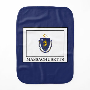 Massachusetts Baby Burp Cloth