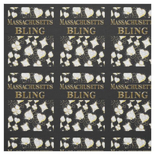 MASSACHUSETTS BLING FABRIC