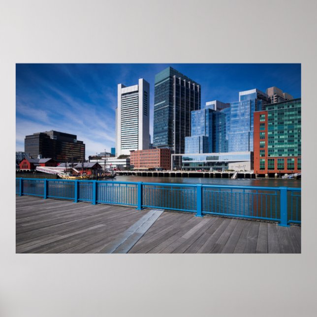 Massachusetts, Boston, Federal Reserve Bank Poster (Front)