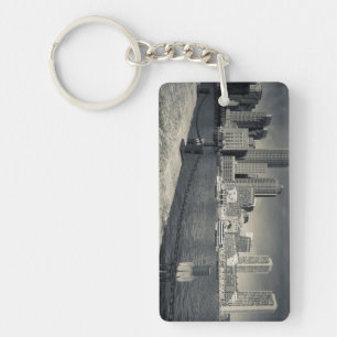Massachusetts, Boston, Rowe's Wharf buildings Keychain