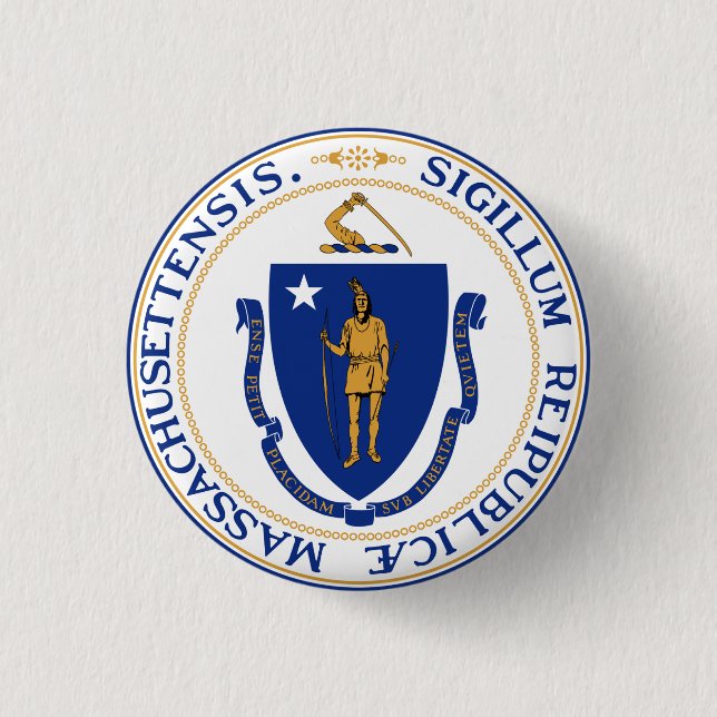 Massachusetts Button (Front)