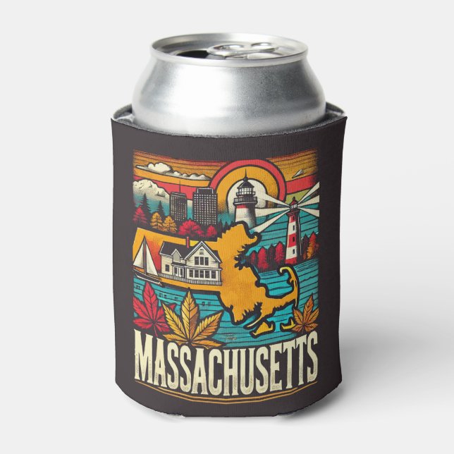 Massachusetts Can Cooler (Can Front)
