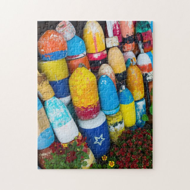 Massachusetts, Cape Ann, Rockport, Rockport Jigsaw Puzzle (Vertical)