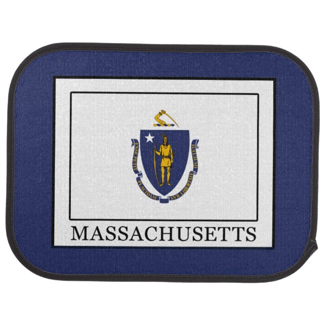 Massachusetts Car Floor Mat (Rear)