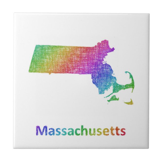 Massachusetts Ceramic Tile (Front)
