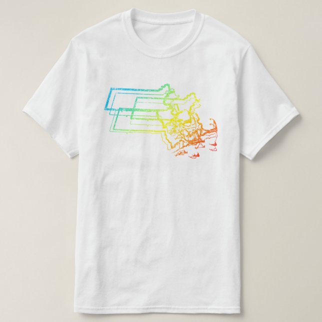 massachusetts chill blur T-Shirt (Design Front)