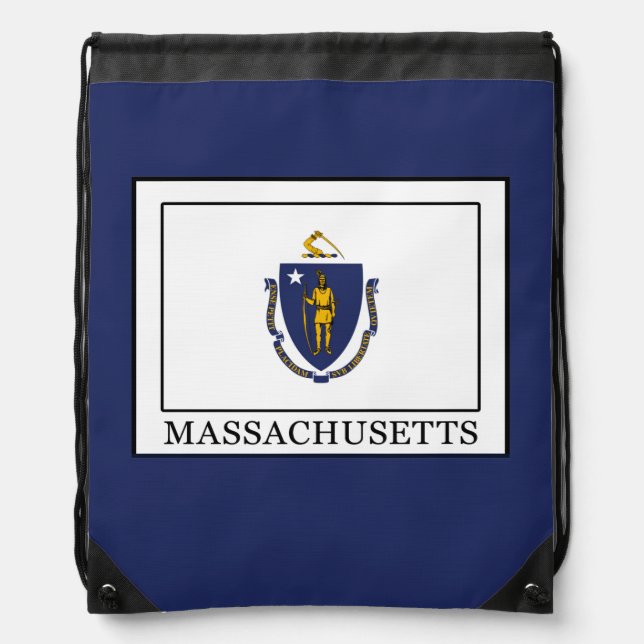 Massachusetts Drawstring Bag (Front)