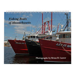 Massachusetts Fishing Boats Calendar 2014