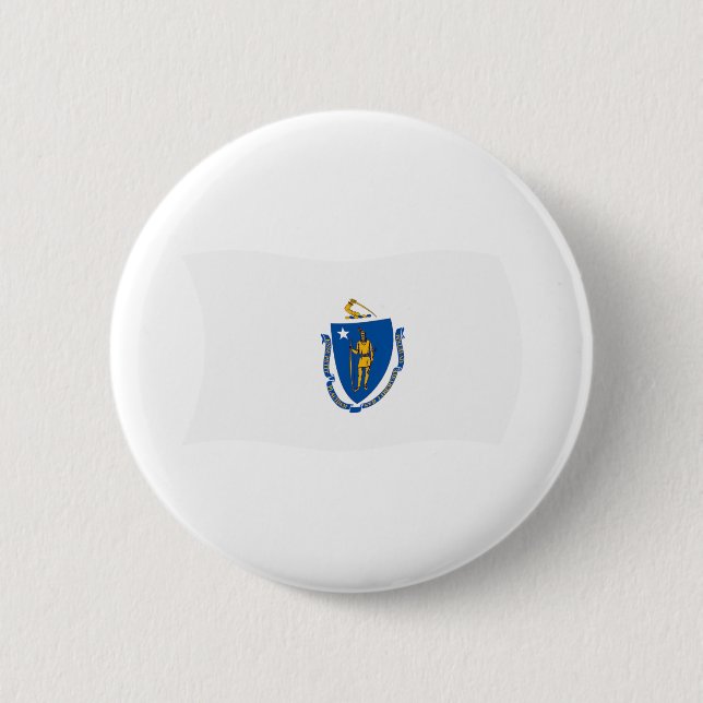 Massachusetts Flag Button (Front)