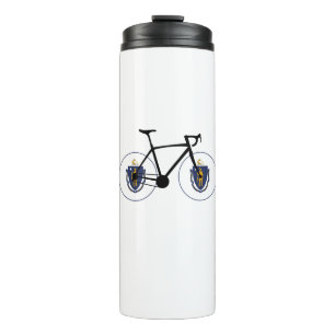 Massachusetts Flag Cycling Thermal Tumbler