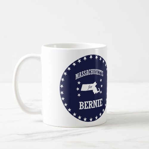 MASSACHUSETTS FOR BERNIE SANDERS COFFEE MUG