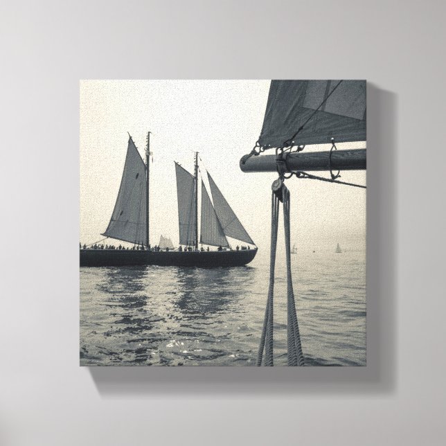 Massachusetts, Gloucester, Schooner Festival 2 Canvas Print (Front)