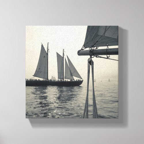 Massachusetts Gloucester Schooner Festival 2 Canvas Print