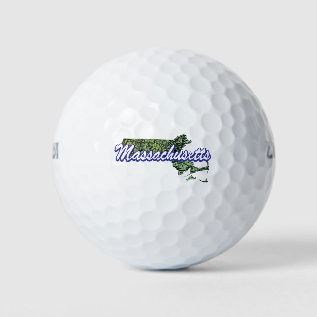 Massachusetts Golf Balls (Front)