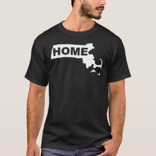 Massachusetts Home Away From State T-Shirt Tees