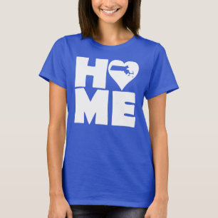 Massachusetts Home Heart State Tees T-Shirt