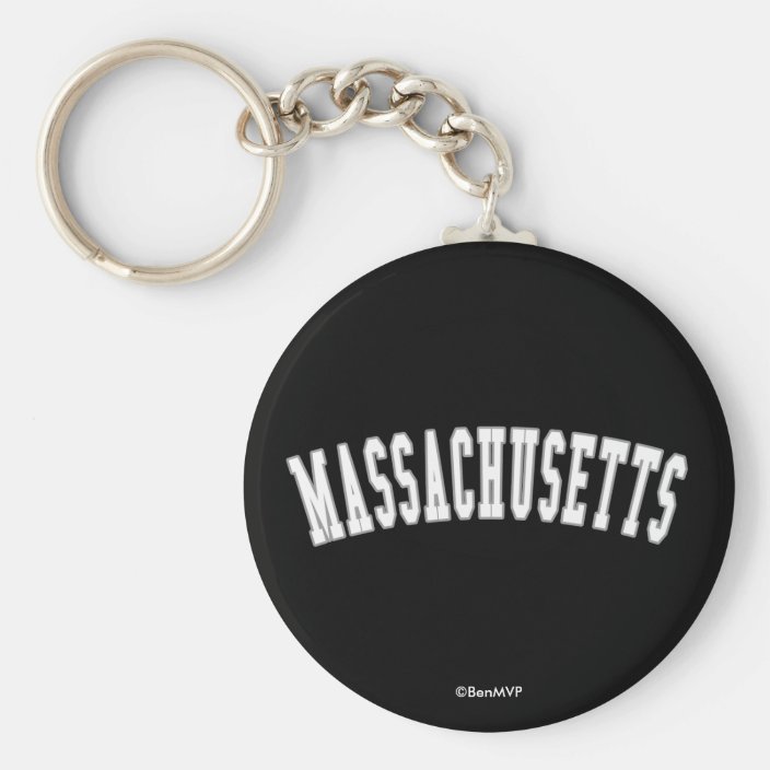 Massachusetts Key Chain