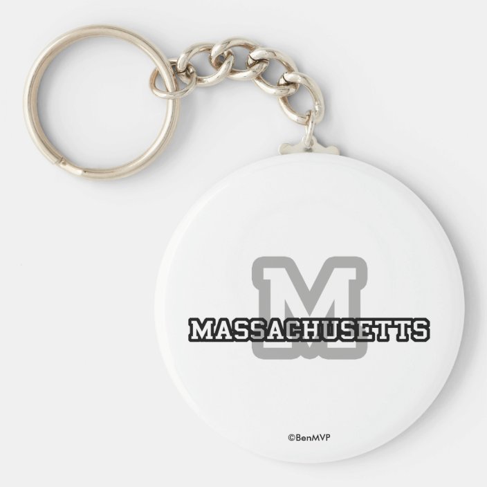 Massachusetts Key Chain
