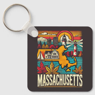 Massachusetts Keychain