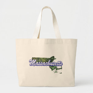 Massachusetts Large Tote Bag