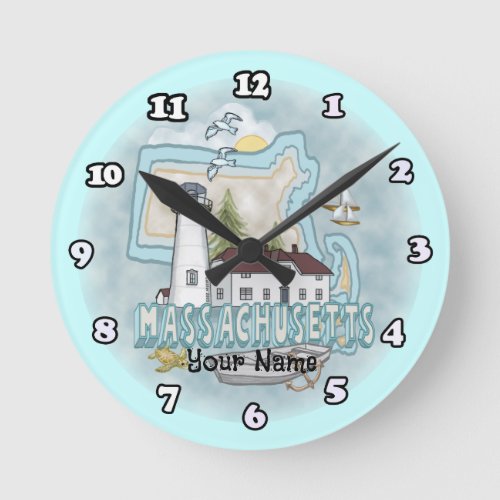 Massachusetts Lighthouse clock