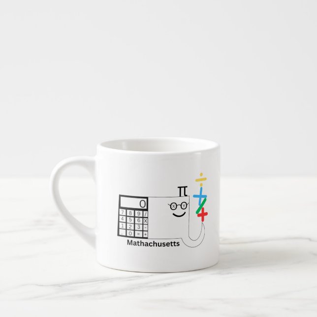 Massachusetts Mathachusetts Espresso Mug (Left)