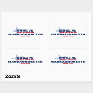 Massachusetts My Home State Sticker