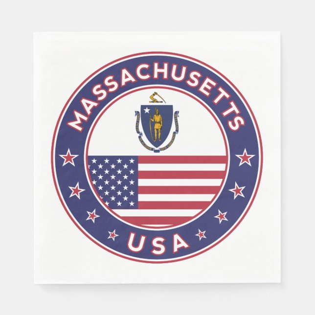 Massachusetts Napkins (Front)